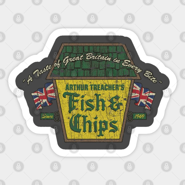 Arthur Treacher’s Fish & Chips 1969 Sticker by JCD666